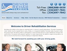 Tablet Screenshot of driver-rehab.com